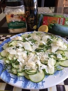 Zucchini Carpaccio