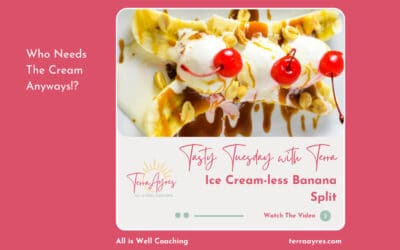 Ice Cream-less Banana Split!